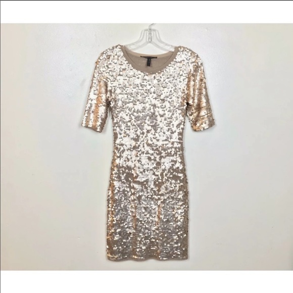 bcbgmaxazria Sequin Marta Holiday Cocktail Dress - Picture 2 of 7